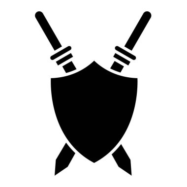 kalkan ikon vektör illüstrasyonu