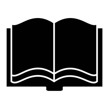 kitap simgesi vektör illüstrasyonu