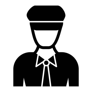 Adamım. Web simgesi basit illüstrasyon