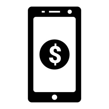 Mobil bankacılık. basit vektör tasarımı