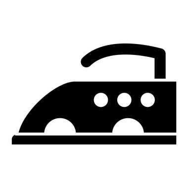 Demir vektör ince çizgi simgesi