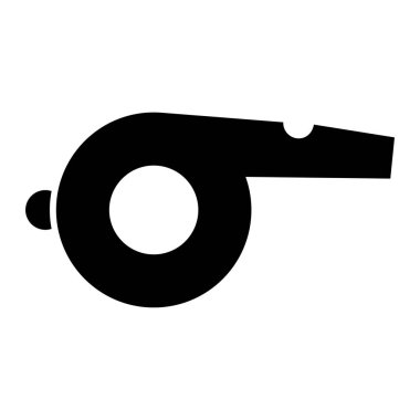 Islık. Web simgesi basit illüstrasyon