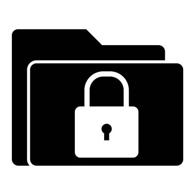 Kilit. Web simgesi vektör illüstrasyonu