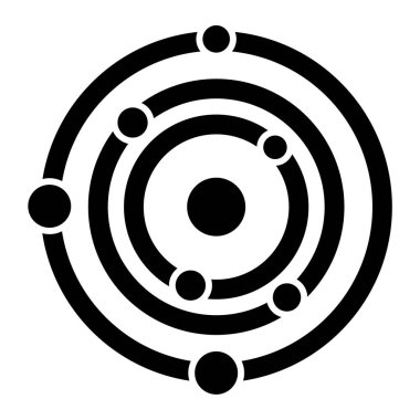 Bilim simgesi, vektör illüstrasyonu