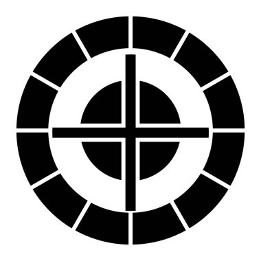 hedef simge vektör illüstrasyonu