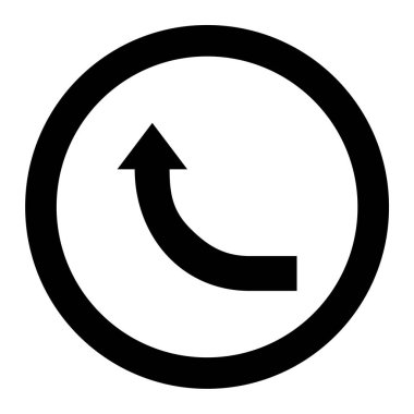 Yenile. Web simgesi basit illüstrasyon