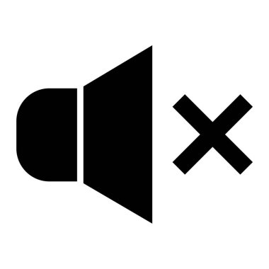 Konuşmacı. Web simgesi basit illüstrasyon