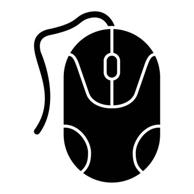 Bilgisayar faresi simgesi. Vektör illüstrasyonu