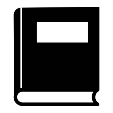 Kitap. Web simgesi basit illüstrasyon