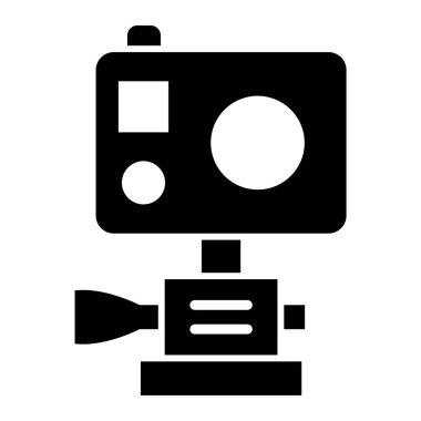Kamera. Web simgesi basit illüstrasyon