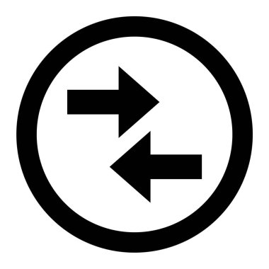 Ok. Web simgesi basit illüstrasyon