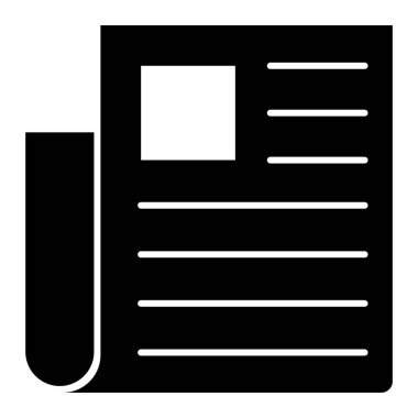 Belge. Web simgesi basit illüstrasyon