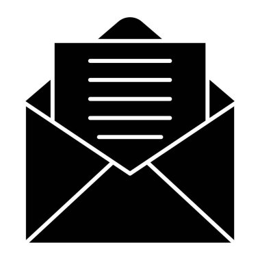 Zarf. Web simgesi basit illüstrasyon