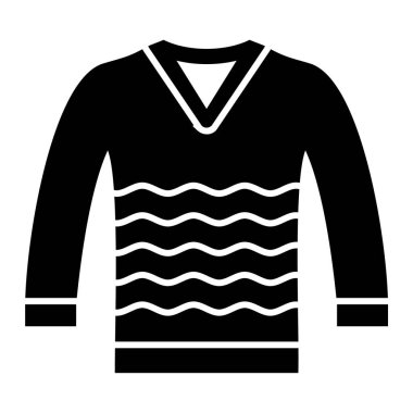 Süveter. Web simgesi basit illüstrasyon