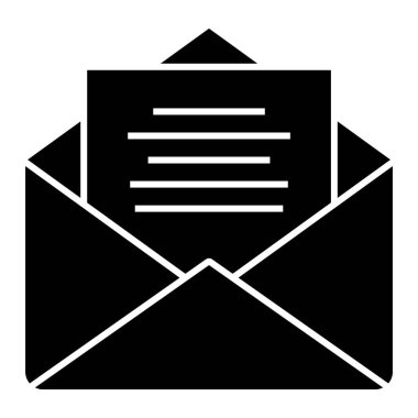 Zarf. Web simgesi basit illüstrasyon