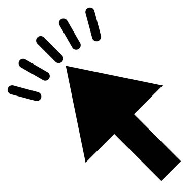 İmleç. Web simgesi basit illüstrasyon