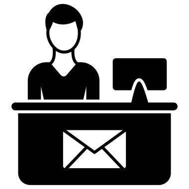 Zarflı işadamı, posta, mesaj, iş, destek, çalışan, kişi, yönetici, girişimci,