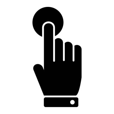 el imleci simgesi, vektör çizim