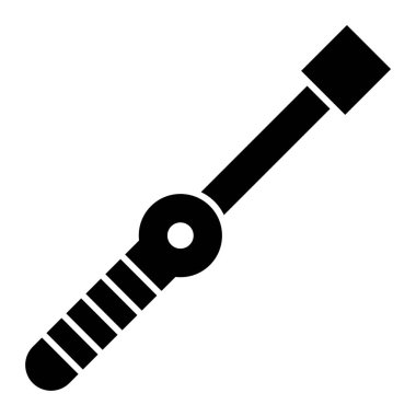 Tornavida. Web simgesi basit illüstrasyon