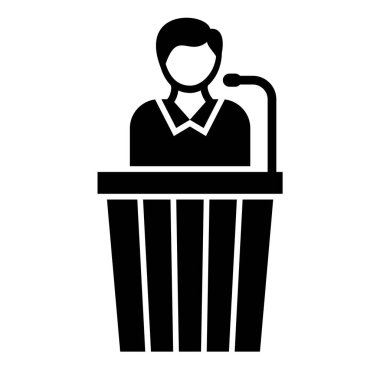 Man avatar simgesi, vektör illüstrasyonu