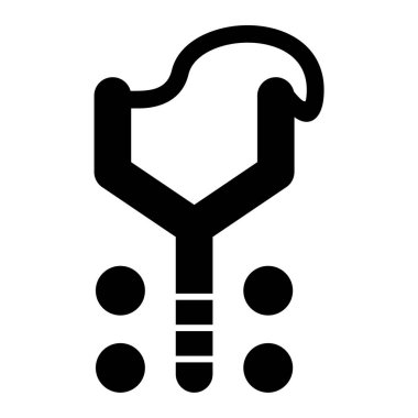 Buz. Web simgesi basit illüstrasyon