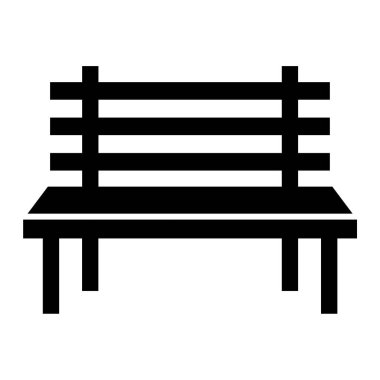 Yedek kulübesi Web simgesi basit illüstrasyon