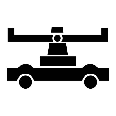 - Araba. Web simgesi basit illüstrasyon