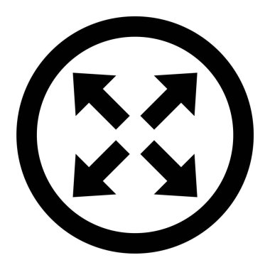 ok simgesi vektör illüstrasyonu