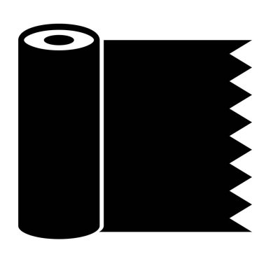 Havlu. Web simgesi basit illüstrasyon