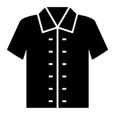 Gömlek. Web simgesi vektör illüstrasyonu