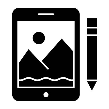 Cep telefonu. Web simgesi