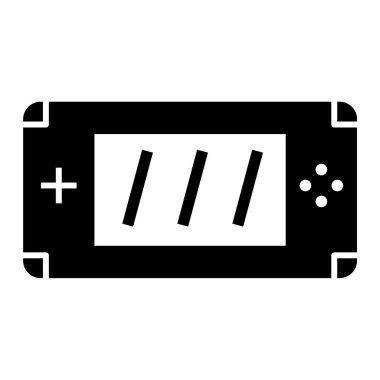 oyun konsolu simgesi. vektör illüstrasyonu