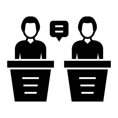 iş insanları vektör simgesi