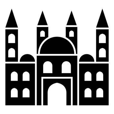 Cami simgesi. vektör illüstrasyonu