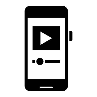 Cep telefonu vektör illüstrasyon tasarımlı akıllı telefon