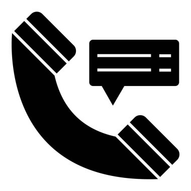 Telefon simgesi vektör illüstrasyonu