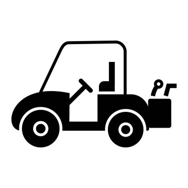 araba simgesi vektör illüstrasyonu