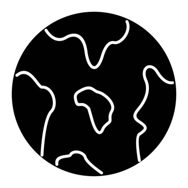 Toprak. Web simgesi vektör illüstrasyonu