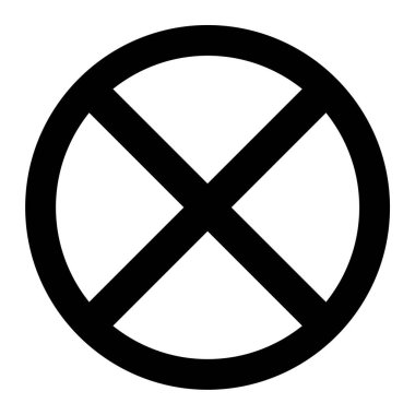 simge yok, vektör illüstrasyonu