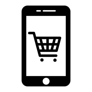 cep telefonu simgesi. vektör illüstrasyonu