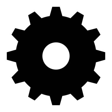 Teçhizat Web simgesi basit illüstrasyon