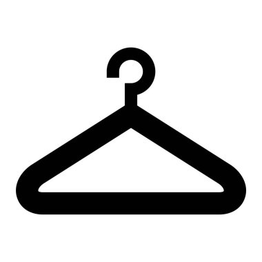 Askı. Web simgesi basit illüstrasyon