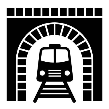 tren simgesi vektör illüstrasyonu