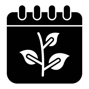 Takvim simgesi, vektör çizimi