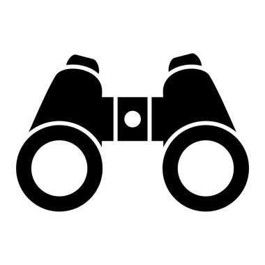 dürbün vektör simgesi. Web ve mobil uygulamalar için basit illüstrasyon izole kavramı.