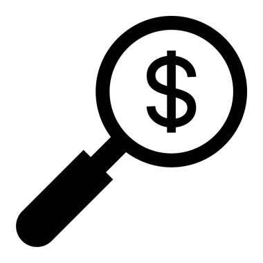 Ara. Web simgesi basit tasarım