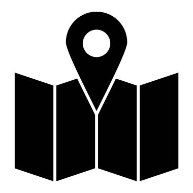 Harita iğnesi. Basit resimleme