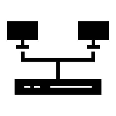 şebeke. Web simgesi basit illüstrasyon