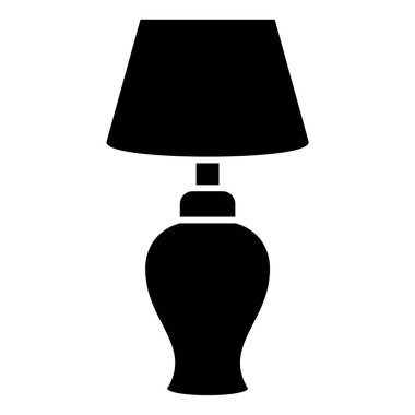 Lamba ikonu. Web için basit ışıklandırma vektör simgeleri