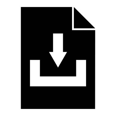 İndir. Web simgesi basit illüstrasyon